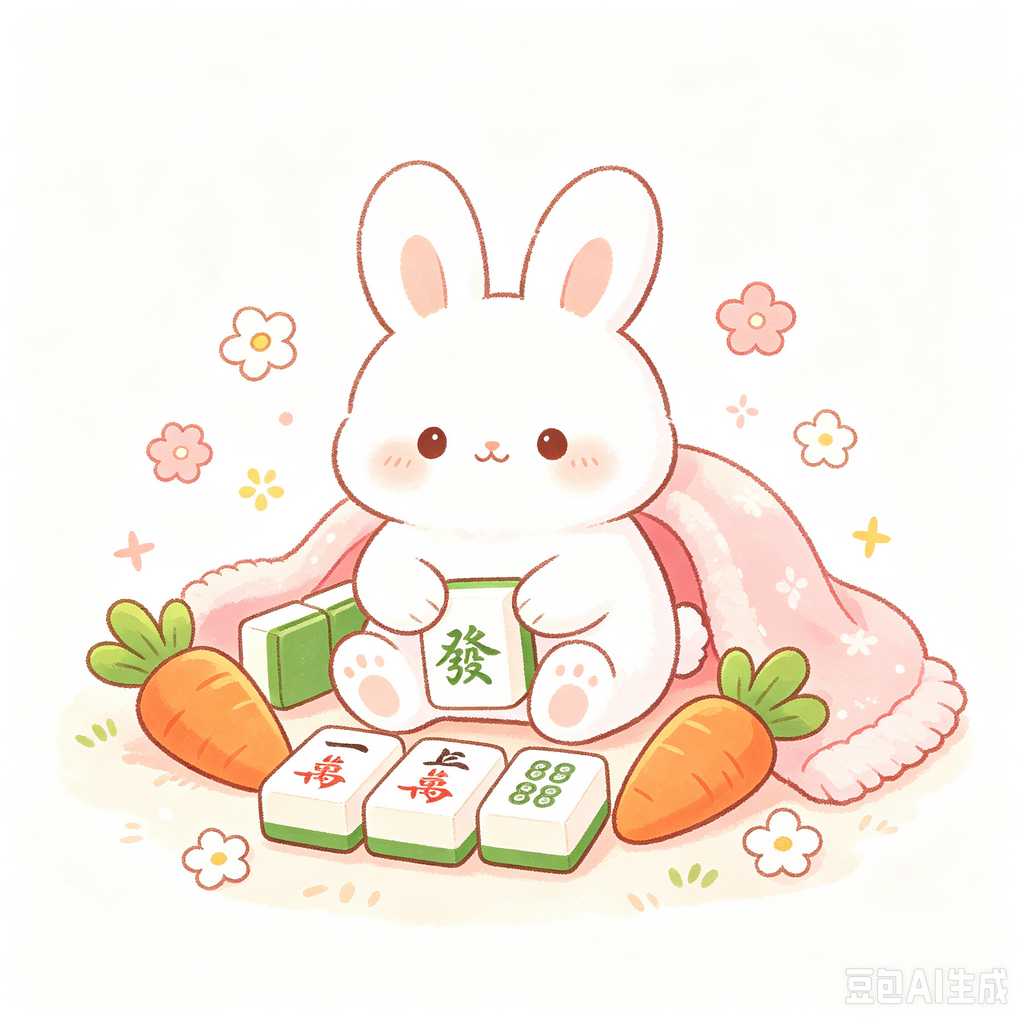 gradient pink mahjong tiles